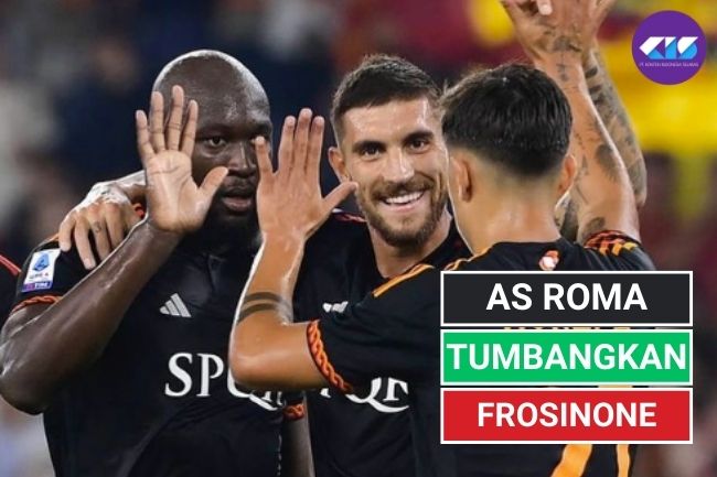 AS Roma Tumbangkan Frosinone Dua Gol Tanpa Balas